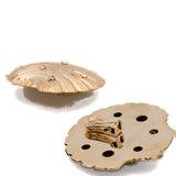 Orecchini con  strass oversize shell in oro Rowen Rose - donna 