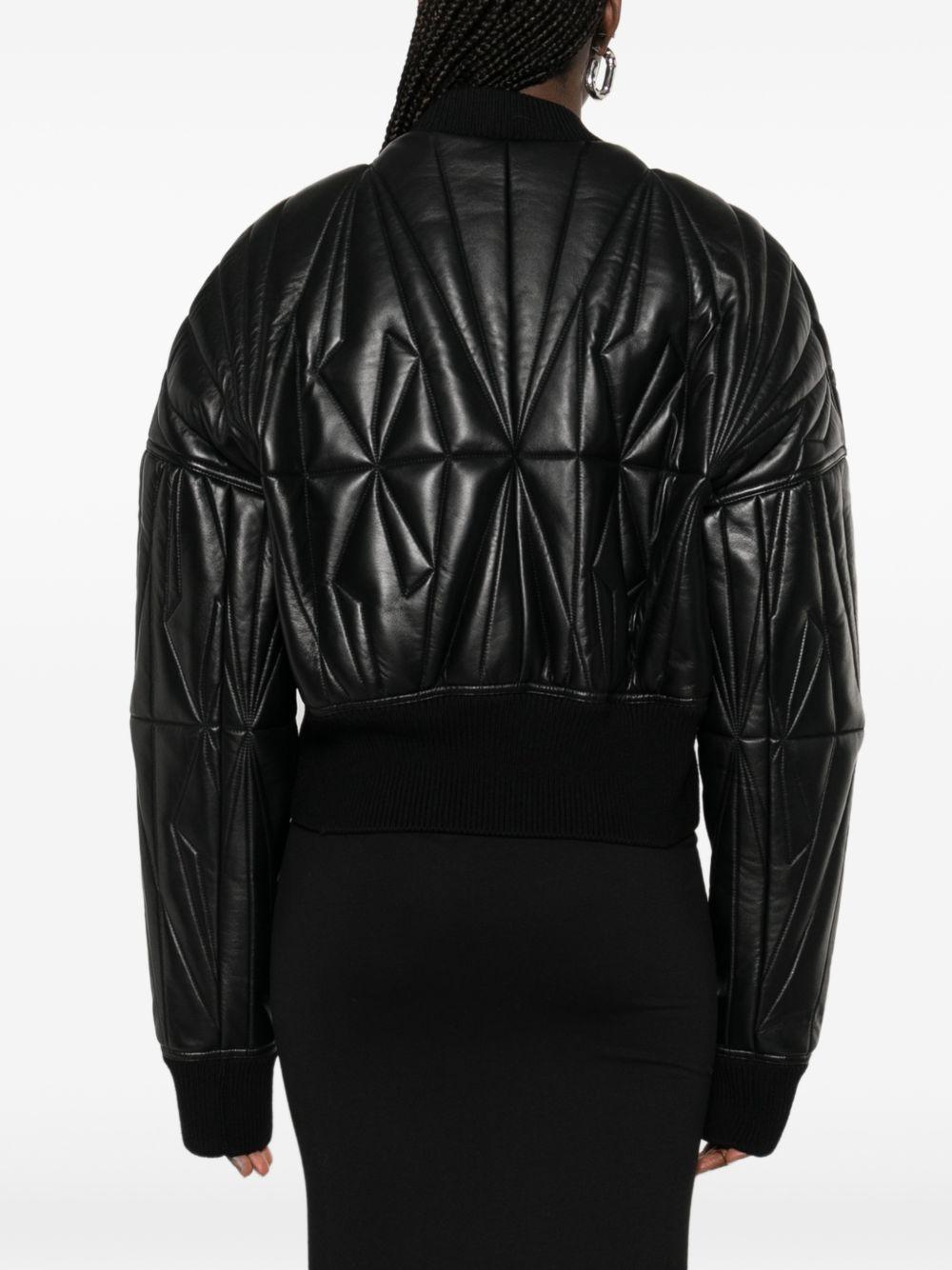 Giacca crop geocamo in nero Rick Owens x Moncler - unisex 