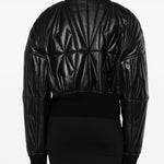 Giacca crop geocamo in nero Rick Owens x Moncler - unisex 