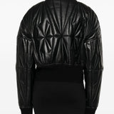 Giacca crop geocamo in nero Rick Owens x Moncler - unisex 