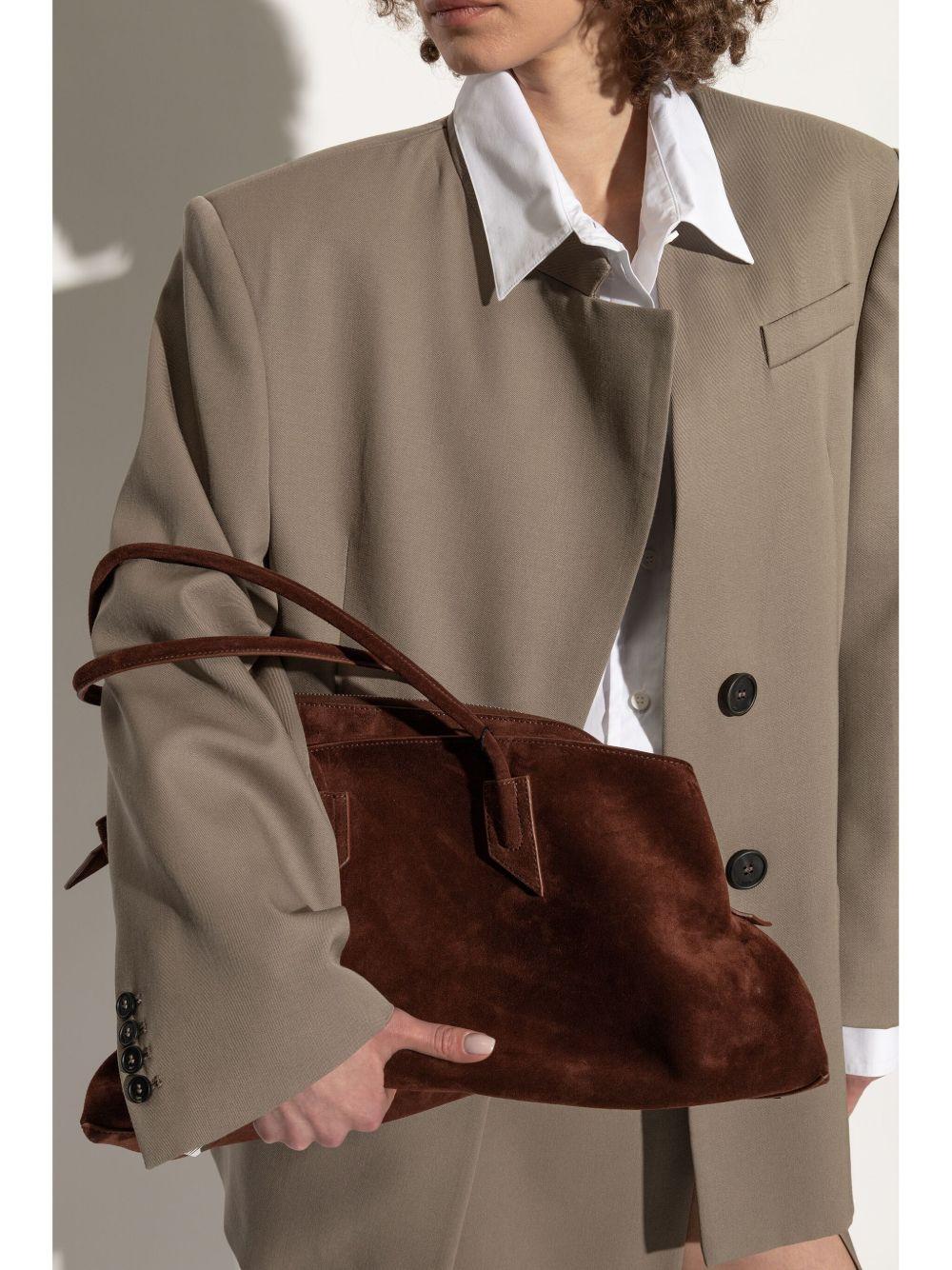 Borsa la passeggiata medium in marrone The Attico - donna 