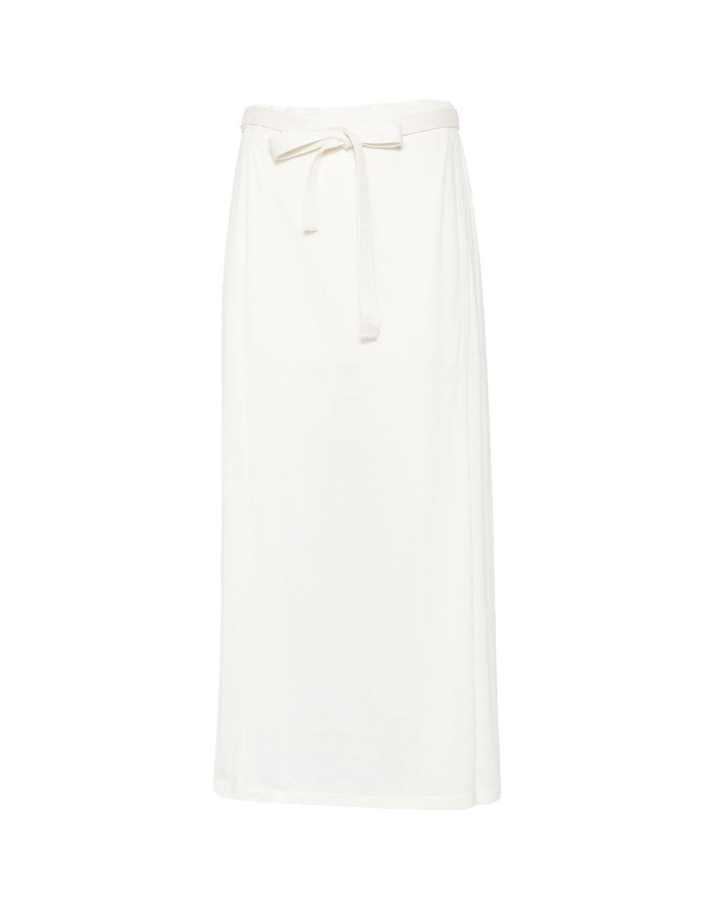 Gonna midi a portafoglio in bianco Toteme - donna 