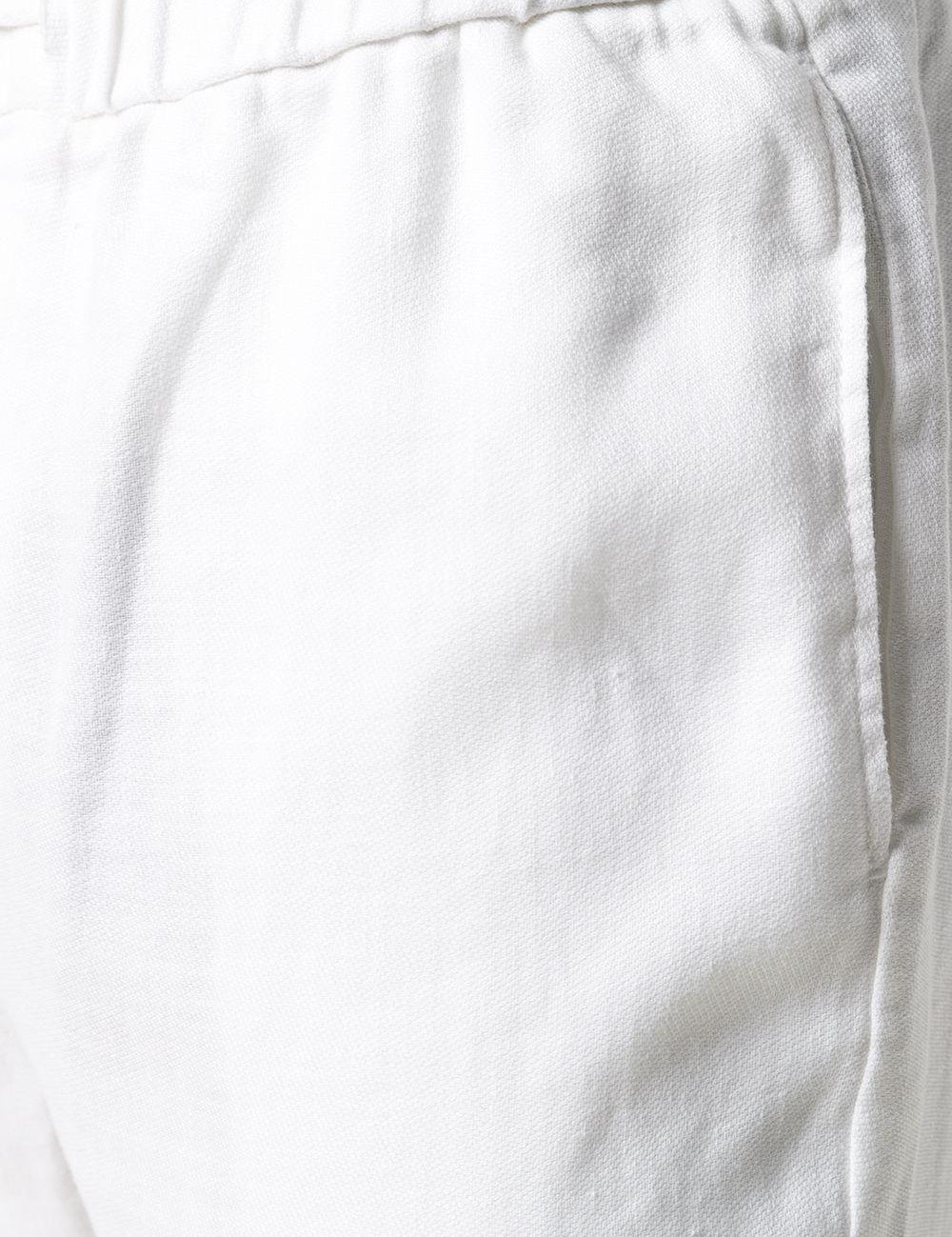 Pantaloni taglio straight in bianco Frescobol carioca - uomo 