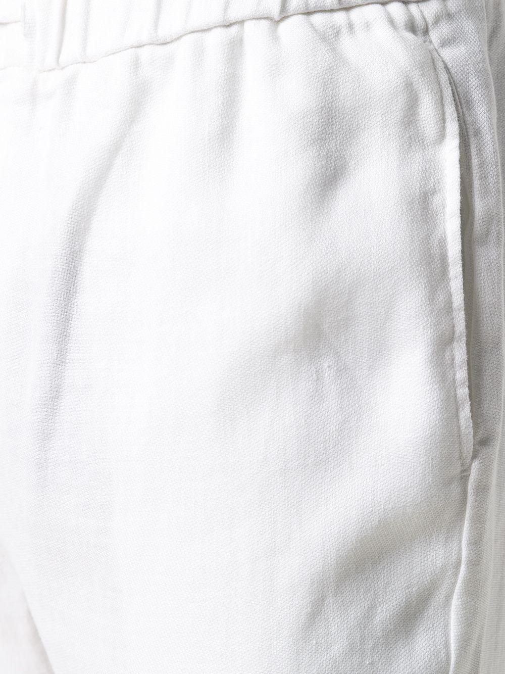 Pantaloni taglio straight in bianco Frescobol carioca - uomo 