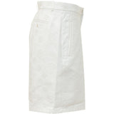 Shorts con monogramma in bianco Casablanca - uomo 