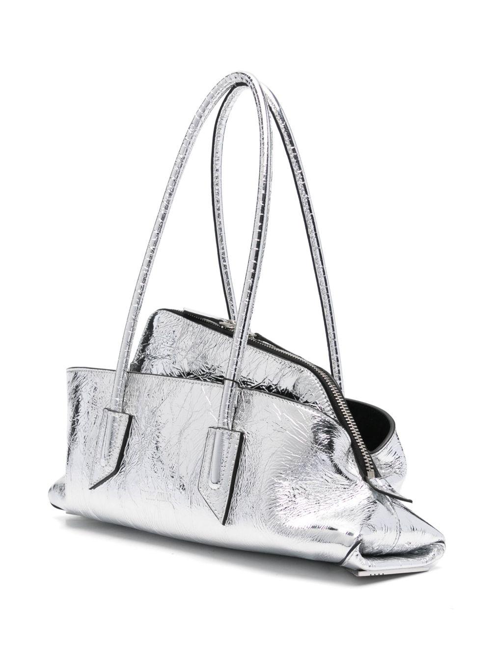 Borsa a spalla La passeggiata small in argentoThe Attico - donna 