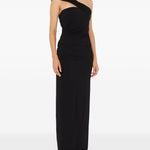 Abito Beach Glass lungo drappeggiato in nero Christopher esber - donna 