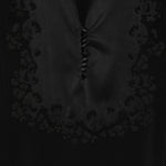 Blusa con ricamo floreale in nero Ermanno Scervino - donna 