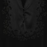Blusa con ricamo floreale in nero Ermanno Scervino - donna 
