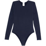 Body a maniche lunghe in blu Wolford - donna 