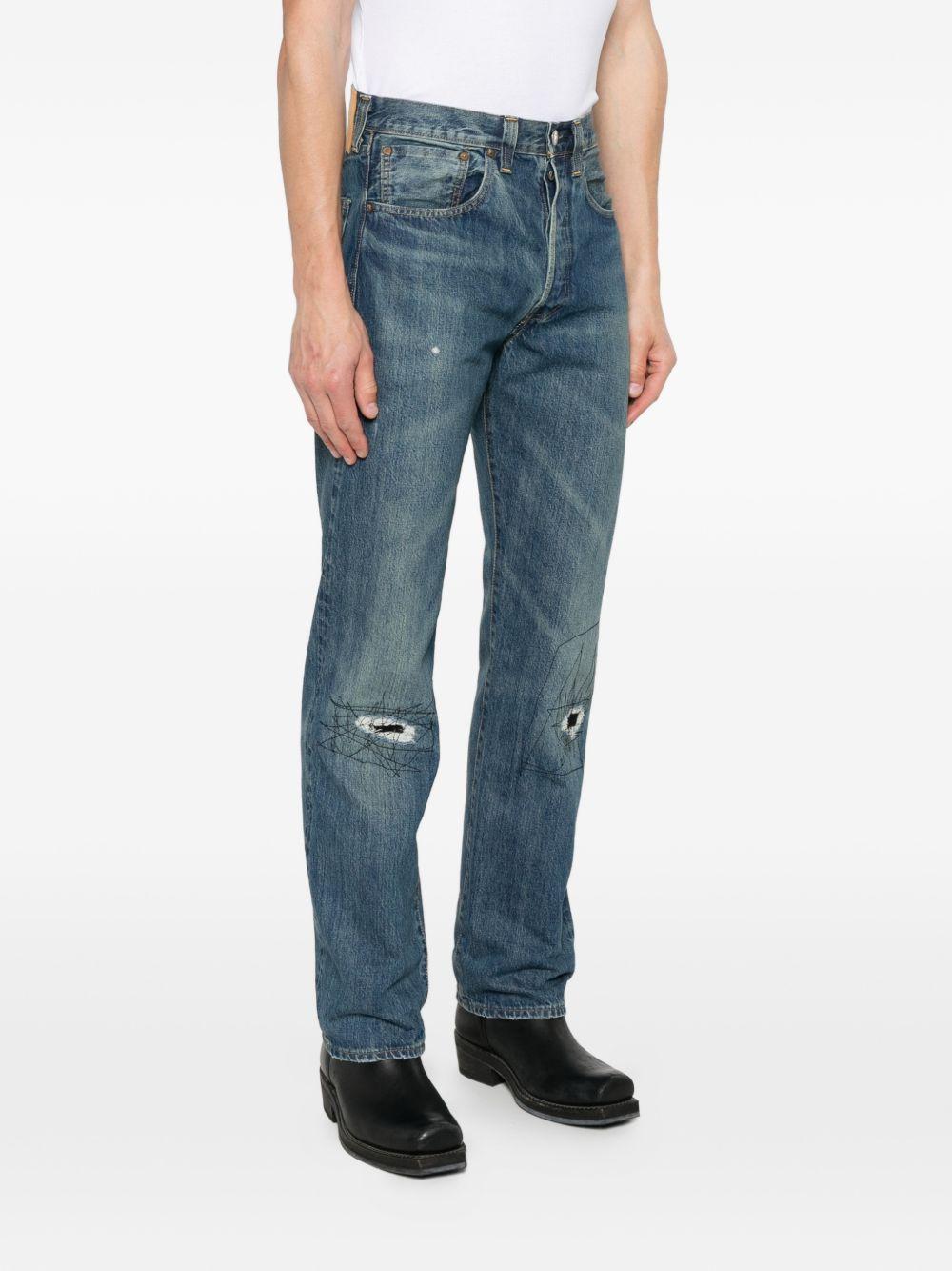 Jeans con passanti per cintura in blu Levi's vintage - uomo 