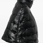 Mantella imbottita in nero Amen - donna 