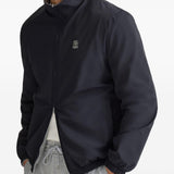 Giacca reversibile con logo in blu e grigio brunello cucinelli - uomo 