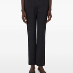 Pantaloni elasticizzati Scot in nero Loulou de saison - donna 