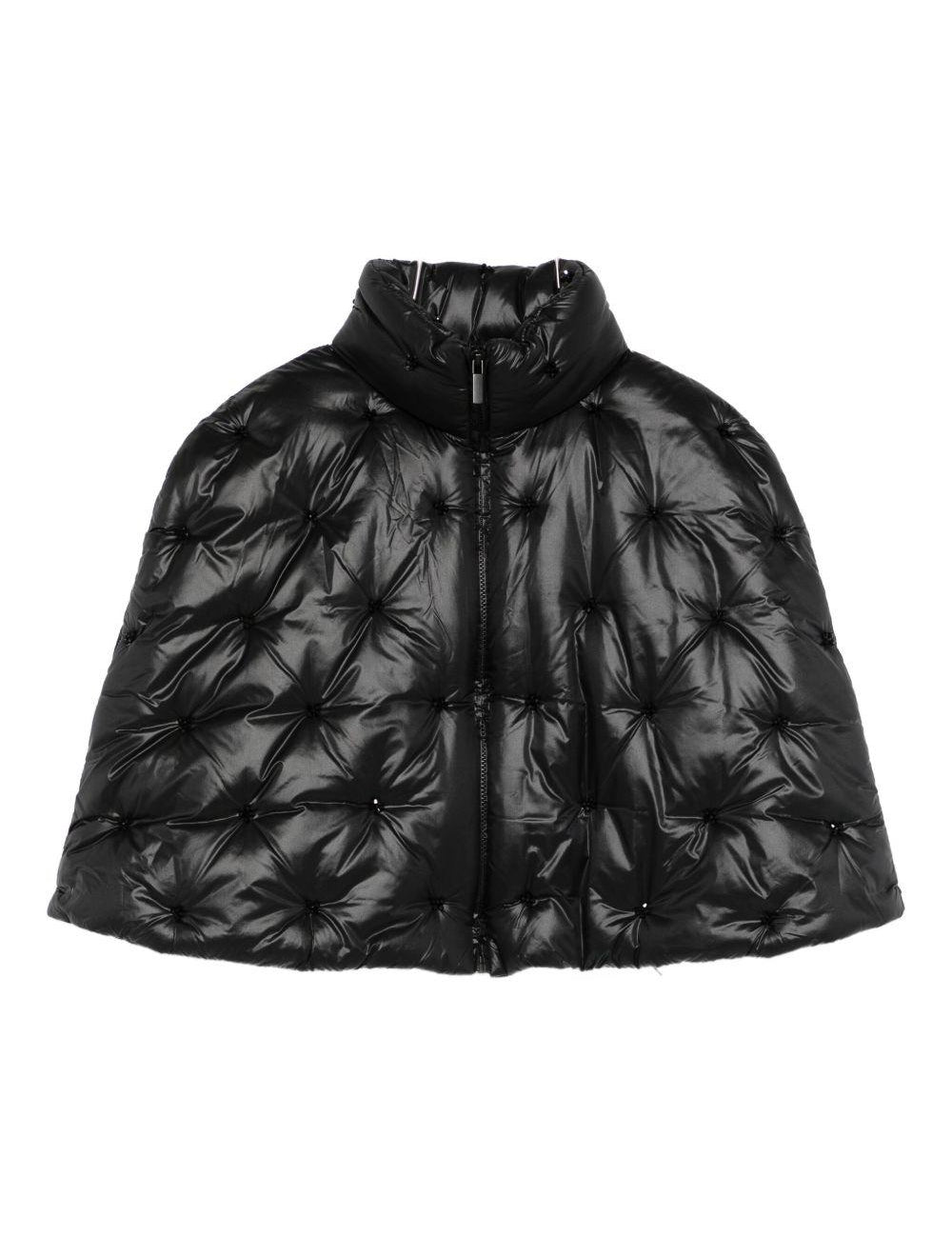 Mantella imbottita in nero Amen - donna 