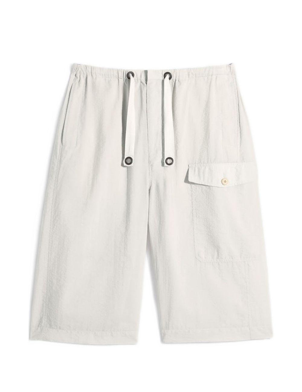 Shorts con tasca cargo in beige Lemaire - uomo 