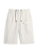 Shorts con tasca cargo in beige Lemaire - uomo