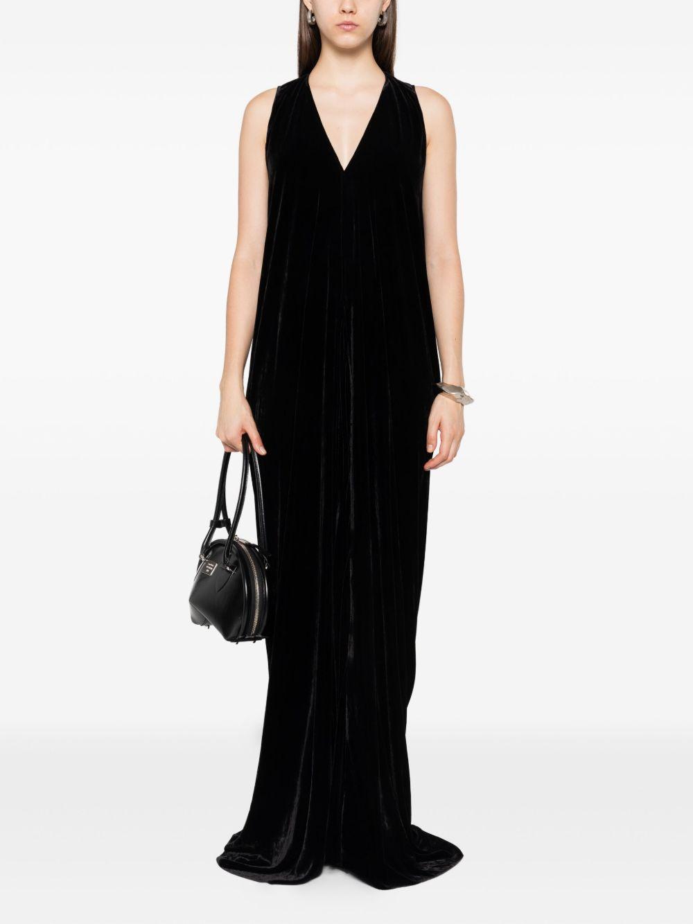 Abito da sera in velluto in nero Rick owens - donna 
