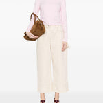 T-shirt con logo gros grain in rosa Jacquemus - donna 