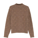 Cardigan a quadretti in maglia in marrone Ymc - uomo 