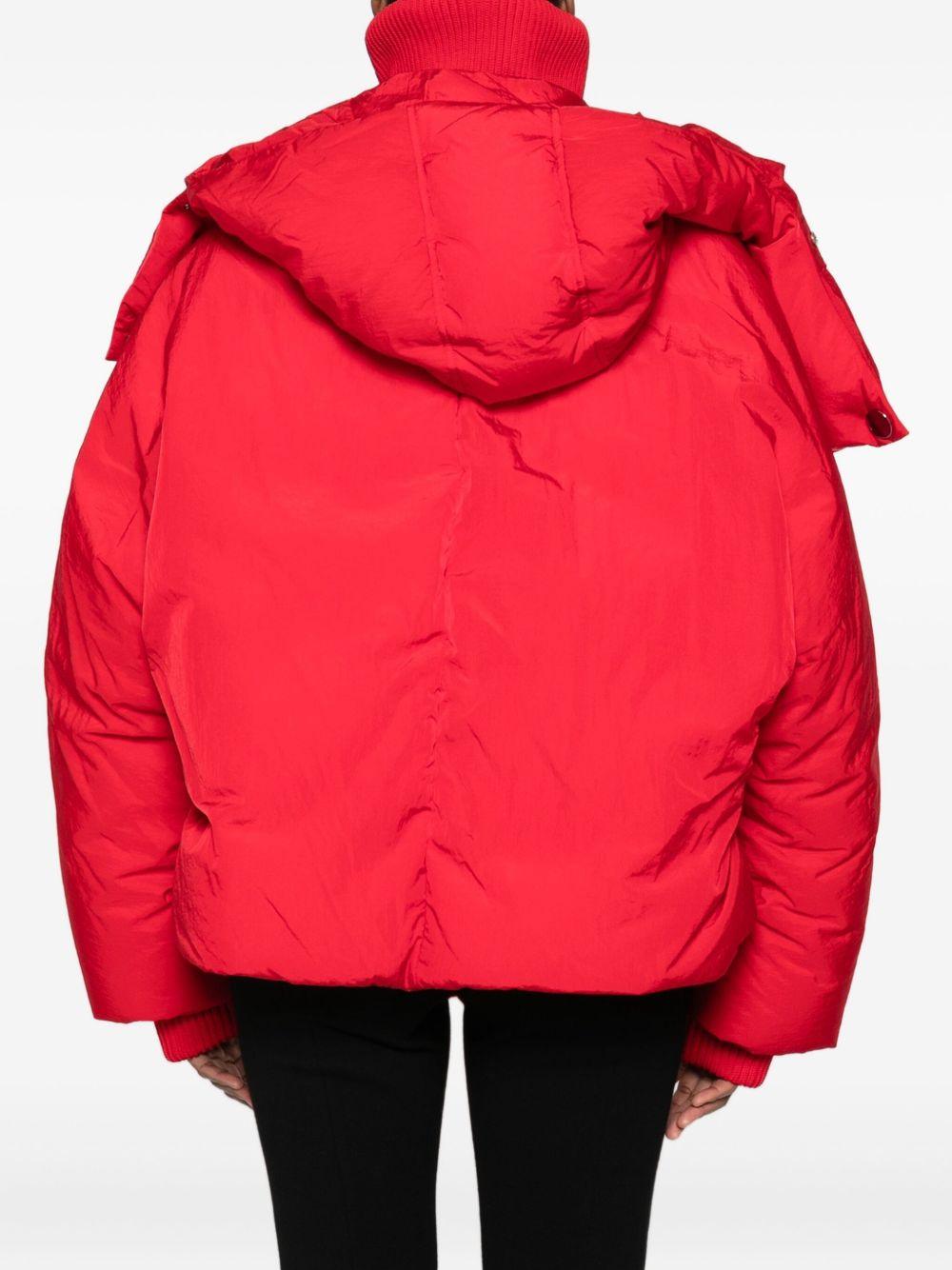 Piumino corto antigoccia glizia in rosso Maxmara sportmax - donna 