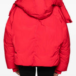 Piumino corto antigoccia glizia in rosso Maxmara sportmax - donna 