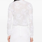 Cardigan con fiocco in bianco SHUSHU/TONG - donna 