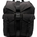 Zaino Tech con tasche in nero Ganni - unisex 
