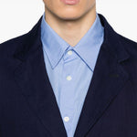 Giacca monopetto in blu Yohji Yamamoto - uomo 