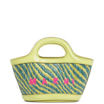 Borsa con logo tropicalia in giallo Marni - donna 