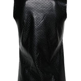 Canotta a rombi in nero di Junya watanabe - donna 