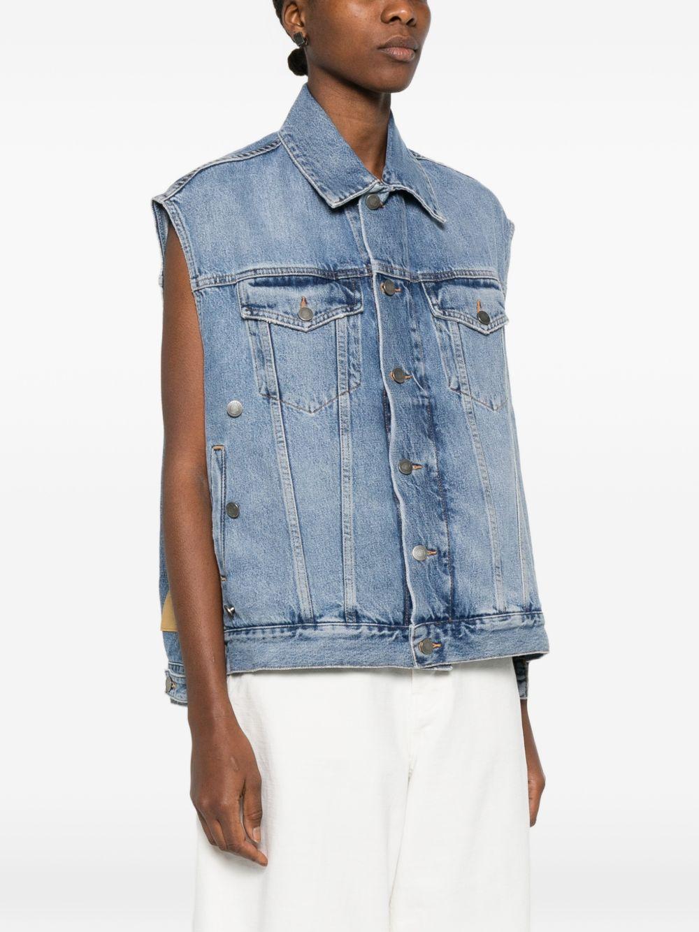 Gilet denim in blu Haikure - donna 