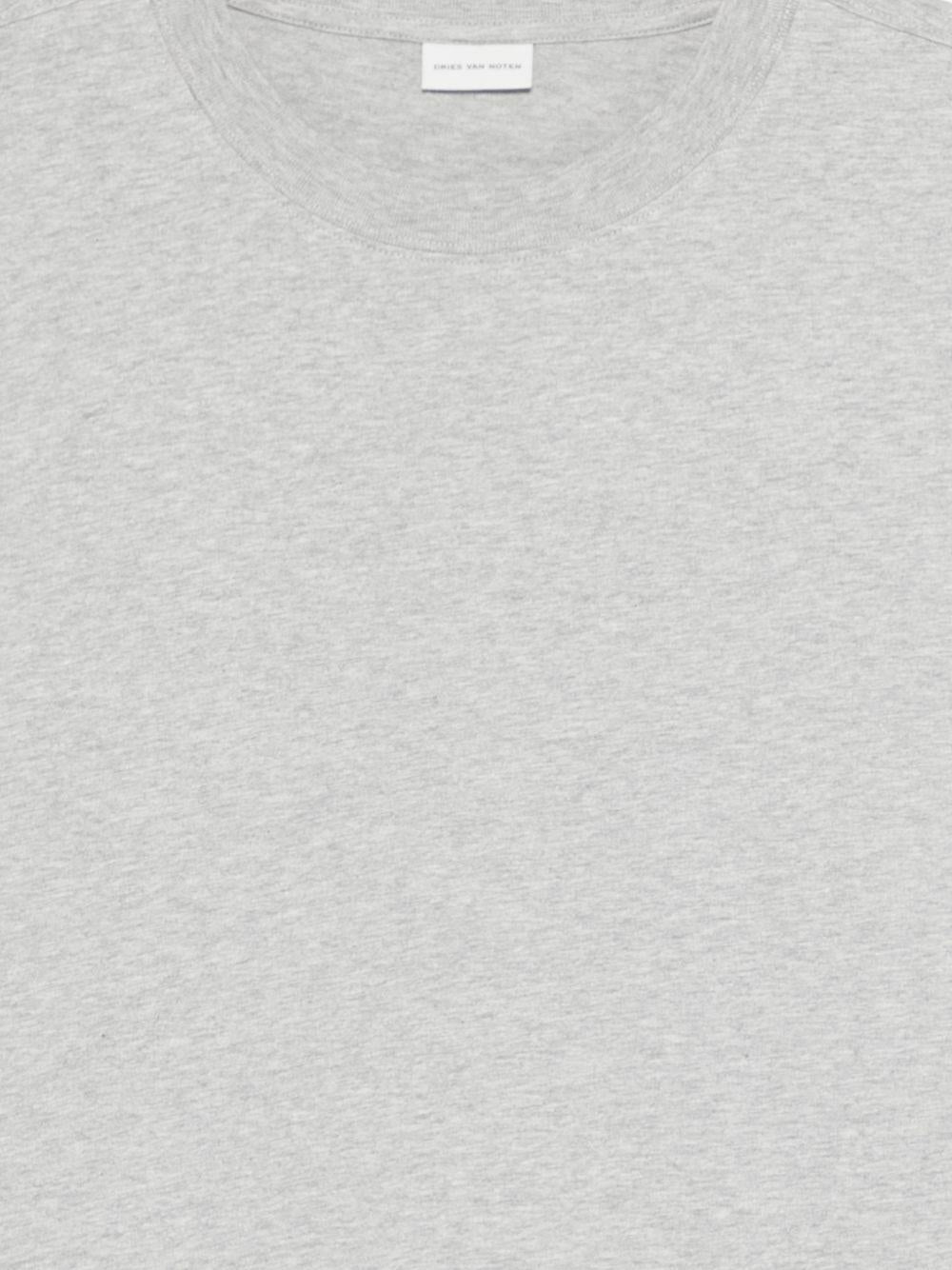 T-shirt a maniche lunghe hegland in grigio 