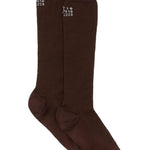 Calzini con logo in marrone Mm6 maison margiela - donna 