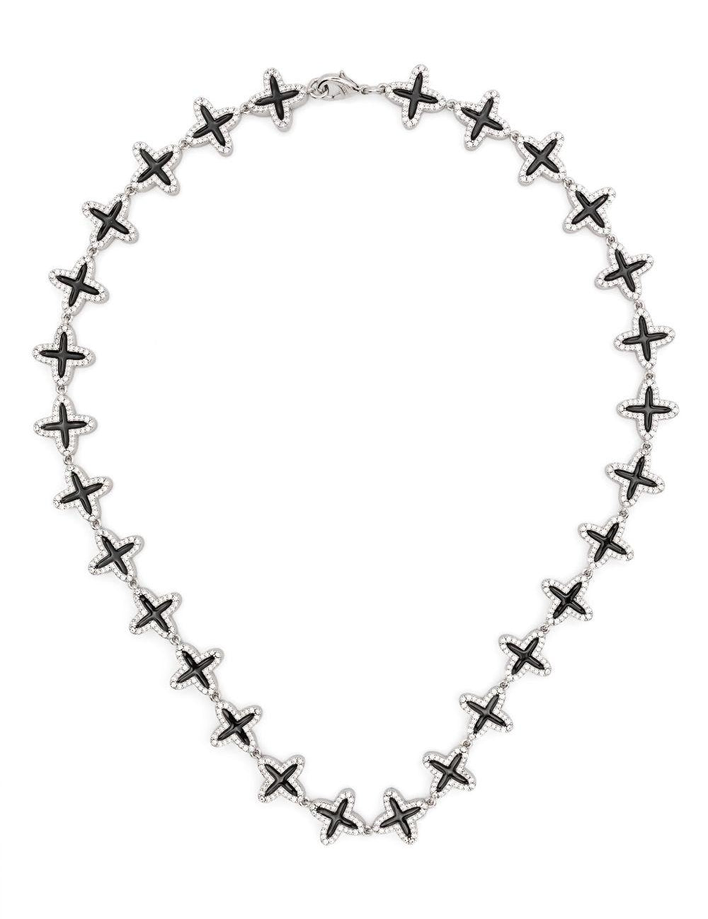 Collana Clover in nero Darkai - unisex 