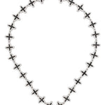 Collana Clover in nero Darkai - unisex 
