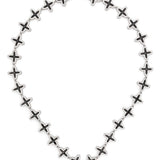 Collana Clover in nero Darkai - unisex 