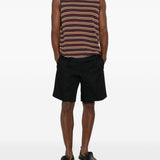 Shorts a pieghe con fibbia in nero Briglia 1949 - uomo 