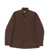 Giacca-camicia con tasche in marrone Grayed - uomo 