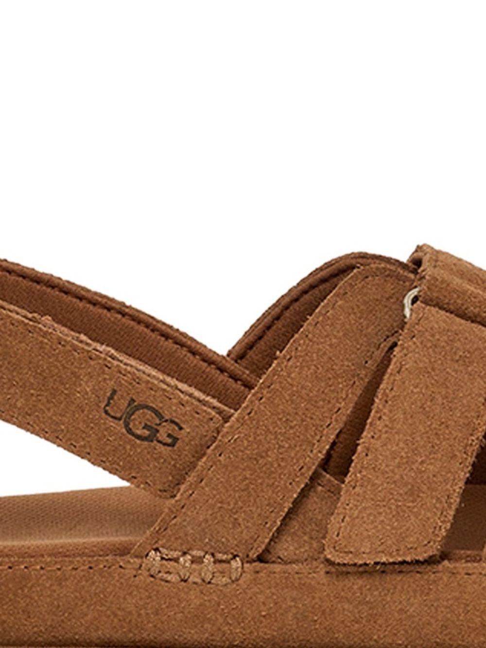 Sandali in pelle in marrone Ugg - donna 