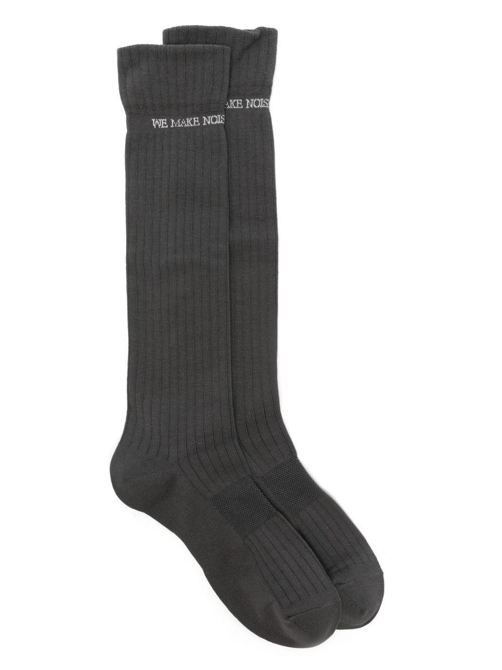 Calzini a coste in grigio Undercover - uomo 