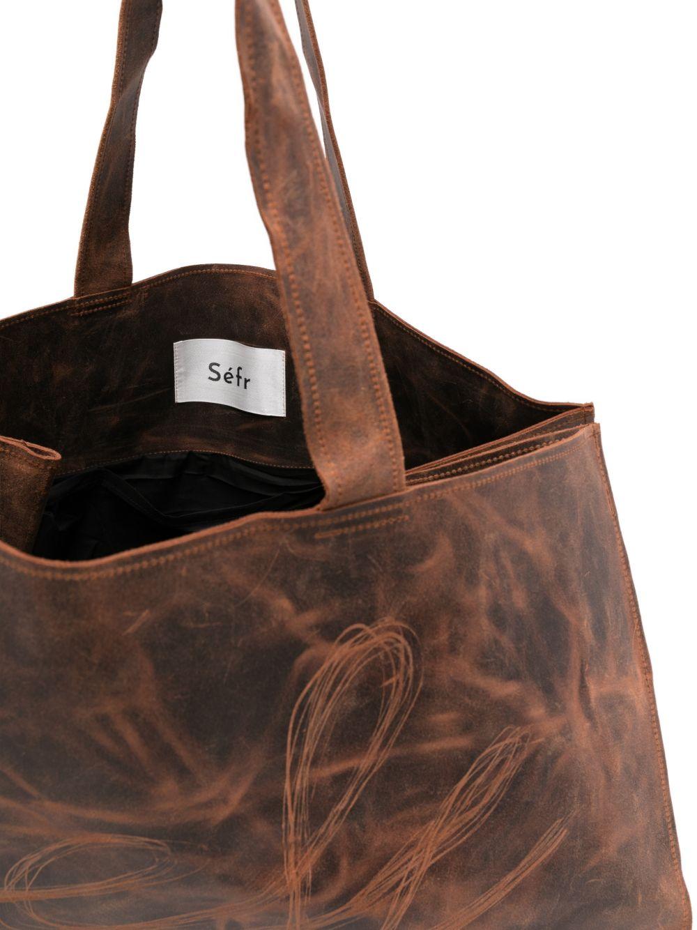 Borsa tote Romano in marrone Sefr - UOMO 