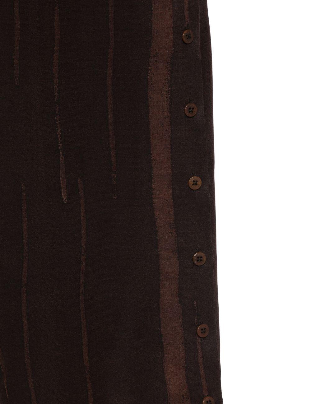 Pantaloni con vita elasticizzata in marrone Costumein - uomo 