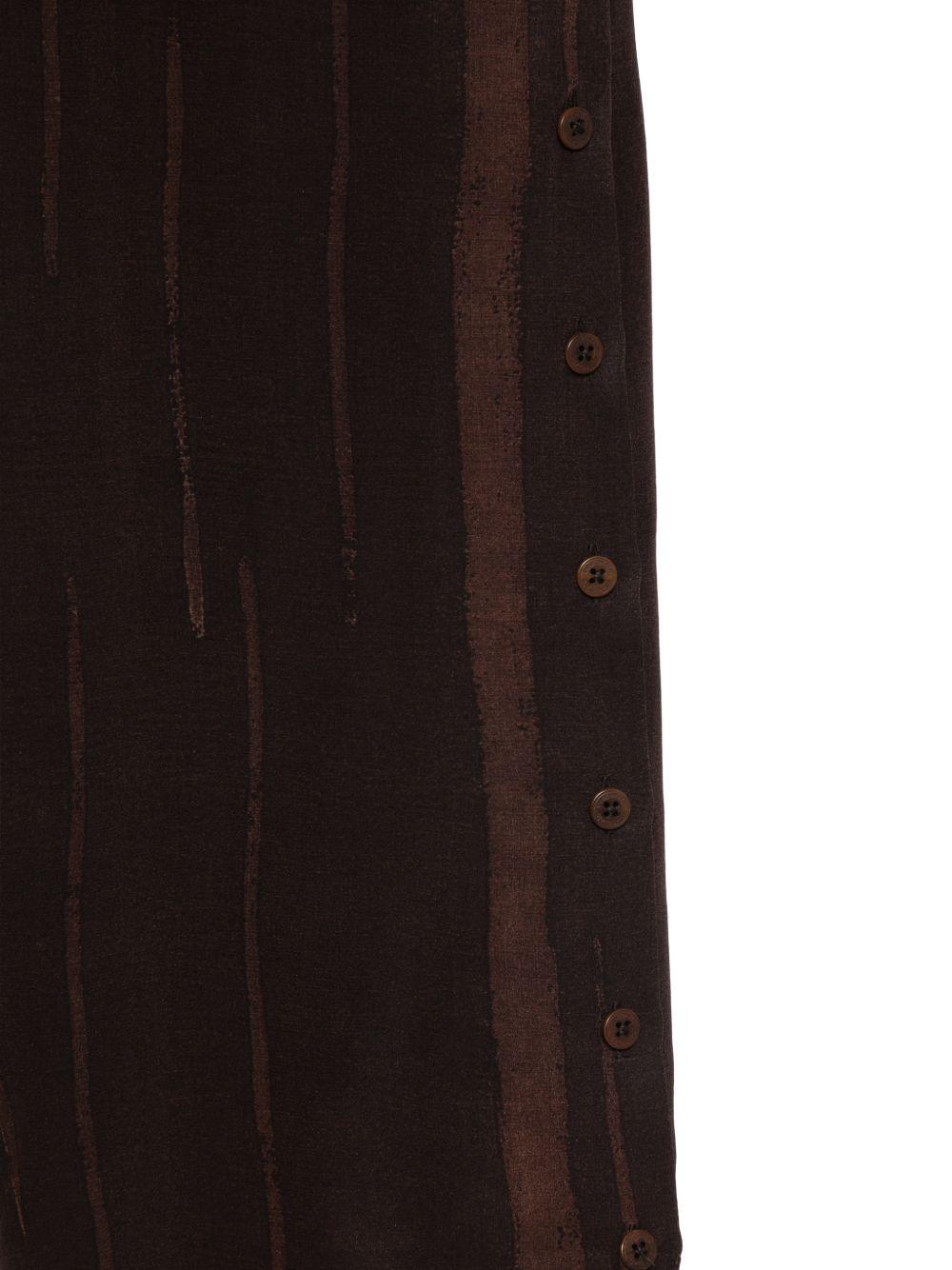 Pantaloni con vita elasticizzata in marrone Costumein - uomo 