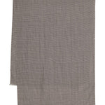 Sciarpa in lana a quadri principe di galles in marrone Maxmara - donna 