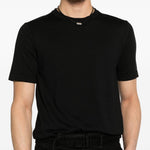 T-shirt a maniche corte in nero Simkhai - uomo 