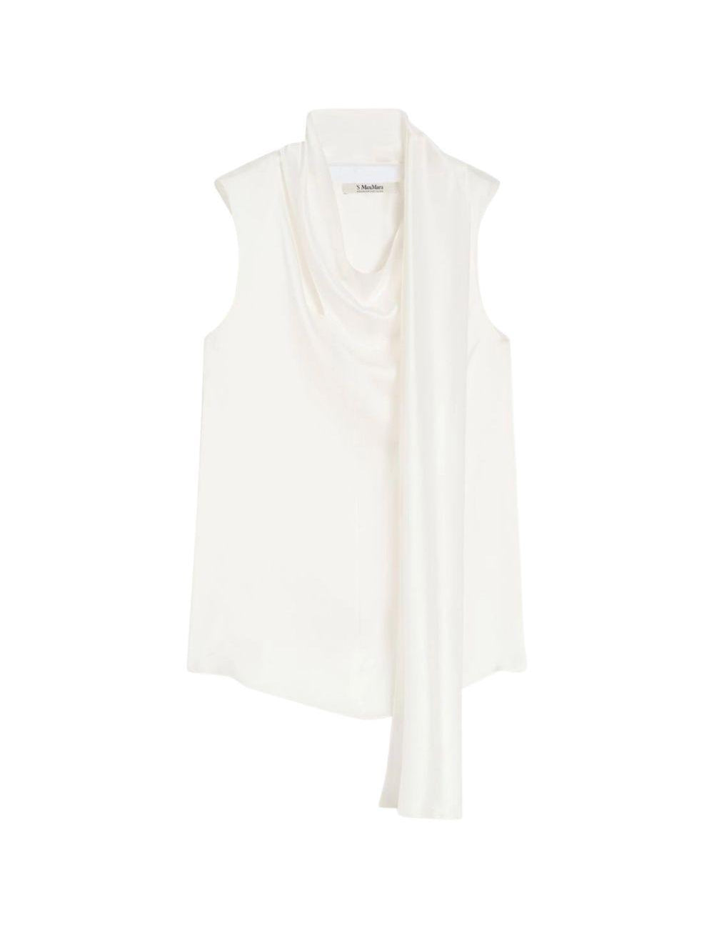 Top senza maniche dry in bianco 's maxmara - donna 
