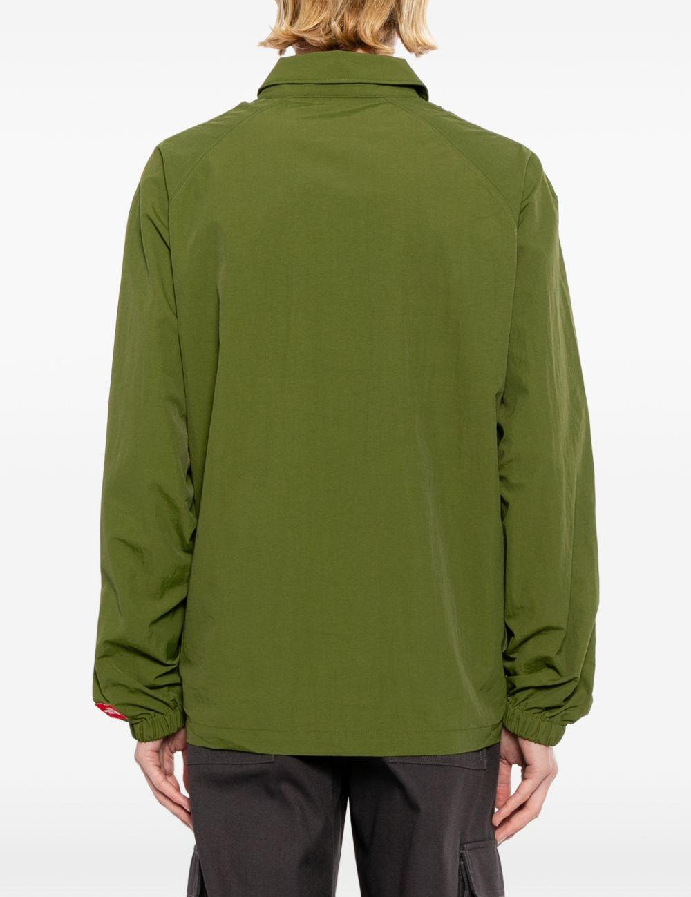 Giacca-camicia in nylon in verde The north face - uomo 
