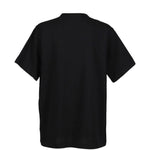 T-shirt a maniche corte in nero Yohji yamamoto - uomo 