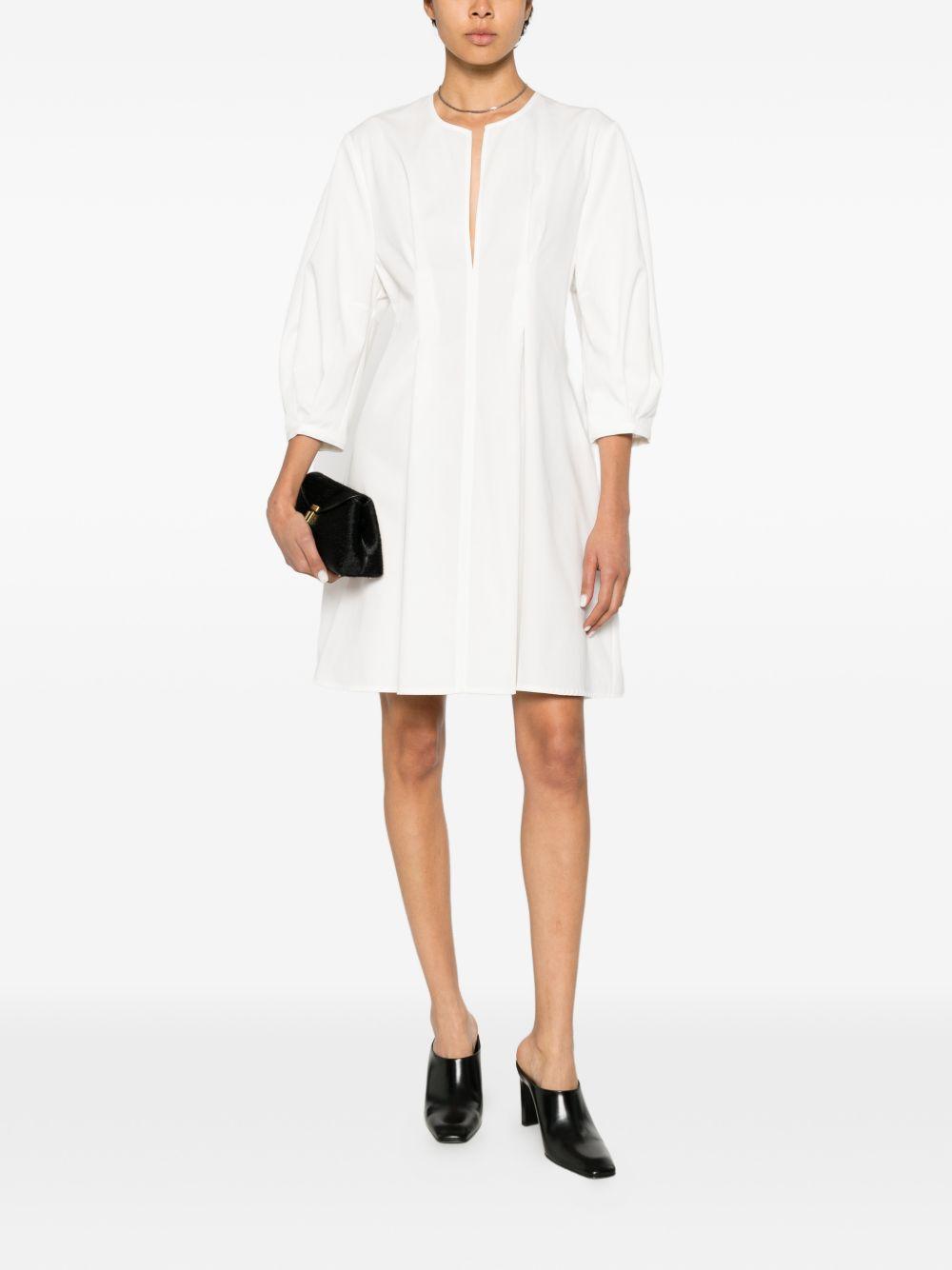 Abito con maniche balloon in bianco Toteme - donna 